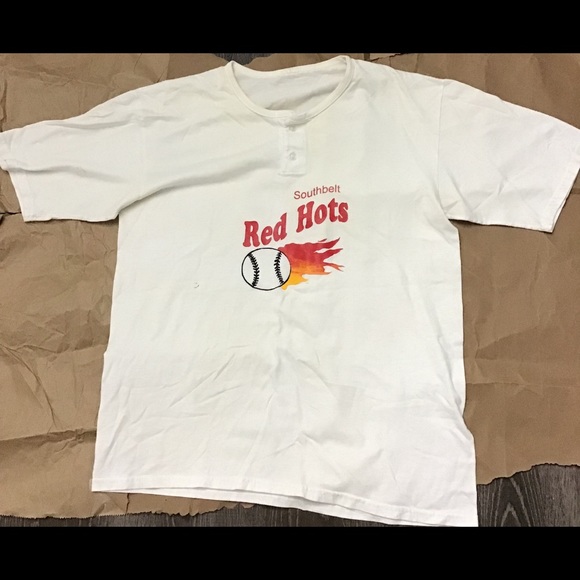 White Jersey TShirt Houston Southbelt Red Hots ⚾️ - Picture 4 of 6